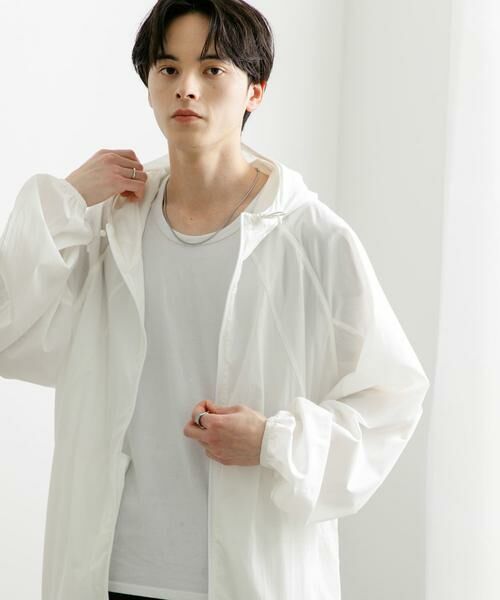 SENSE OF PLACE by URBAN RESEARCH / センスオブプレイス バイ アーバンリサーチ ナイロンジャケット | 『ユニセックス』『UVカット / 撥水』ライトフーディージップパーカー | 詳細1