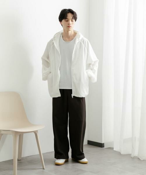 SENSE OF PLACE by URBAN RESEARCH / センスオブプレイス バイ アーバンリサーチ ナイロンジャケット | 『ユニセックス』『UVカット / 撥水』ライトフーディージップパーカー | 詳細7