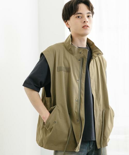 SENSE OF PLACE by URBAN RESEARCH / センスオブプレイス バイ アーバンリサーチ ミリタリージャケット・コート | ルーズモッズベスト | 詳細4