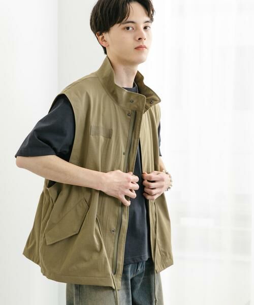 SENSE OF PLACE by URBAN RESEARCH / センスオブプレイス バイ アーバンリサーチ ミリタリージャケット・コート | ルーズモッズベスト | 詳細5