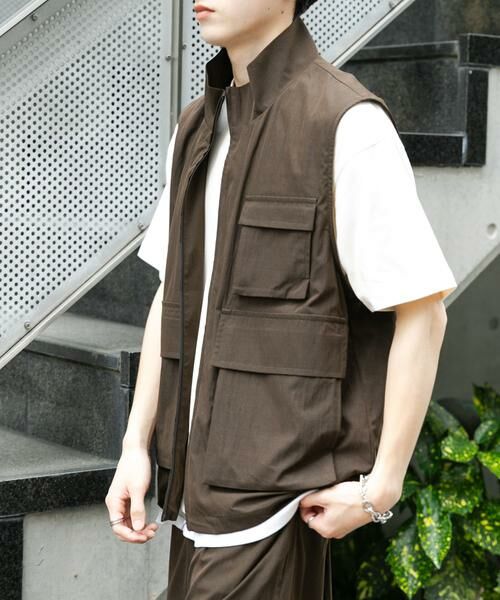 SENSE OF PLACE by URBAN RESEARCH / センスオブプレイス バイ アーバンリサーチ ブルゾン | ユーティリティスタンドベスト | 詳細10