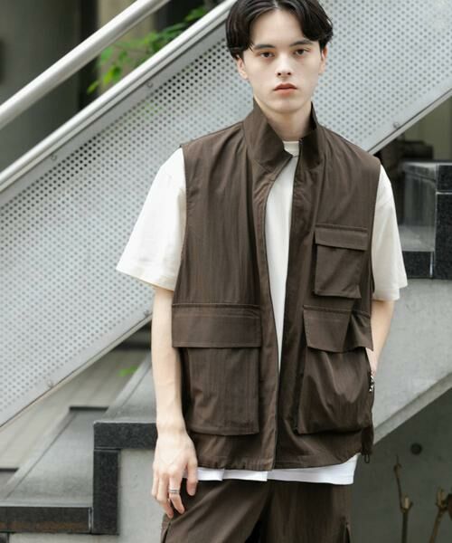 SENSE OF PLACE by URBAN RESEARCH / センスオブプレイス バイ アーバンリサーチ ブルゾン | ユーティリティスタンドベスト | 詳細14