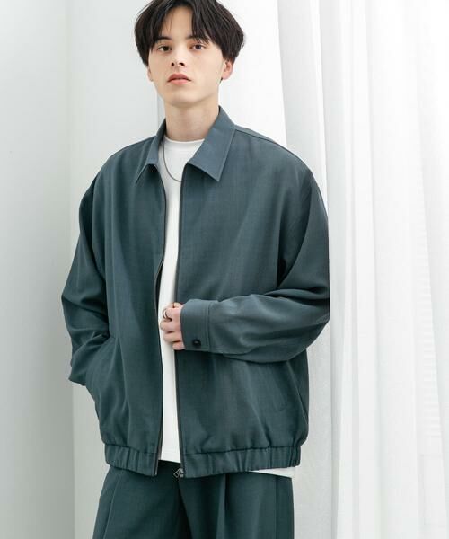 SENSE OF PLACE by URBAN RESEARCH / センスオブプレイス バイ アーバンリサーチ ブルゾン | 『UR TECH DRYLUXE』リネンライクジップブルゾン | 詳細3