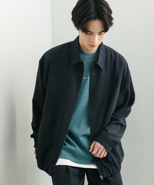 SENSE OF PLACE by URBAN RESEARCH / センスオブプレイス バイ アーバンリサーチ ブルゾン | 『UR TECH DRYLUXE』リネンライクジップブルゾン | 詳細11