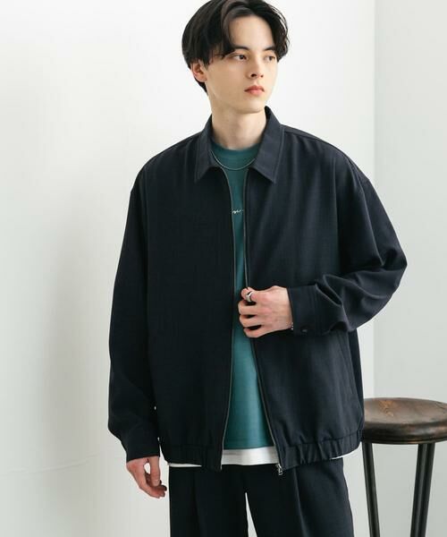 SENSE OF PLACE by URBAN RESEARCH / センスオブプレイス バイ アーバンリサーチ ブルゾン | 『UR TECH DRYLUXE』リネンライクジップブルゾン | 詳細12