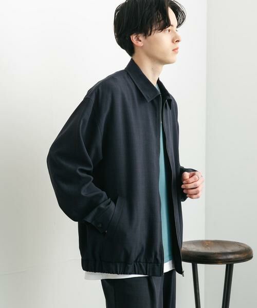 SENSE OF PLACE by URBAN RESEARCH / センスオブプレイス バイ アーバンリサーチ ブルゾン | 『UR TECH DRYLUXE』リネンライクジップブルゾン | 詳細13