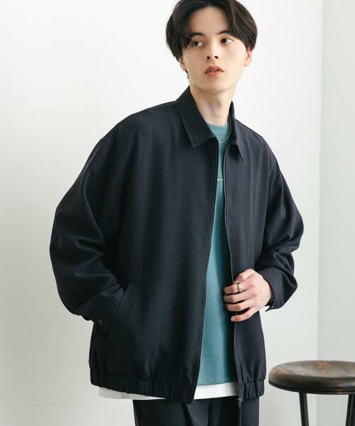 SENSE OF PLACE by URBAN RESEARCH / センスオブプレイス バイ アーバンリサーチ ブルゾン | 『UR TECH DRYLUXE』リネンライクジップブルゾン | 詳細14