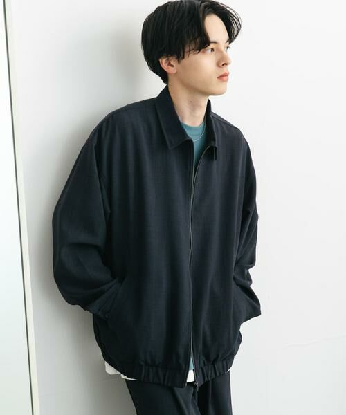 SENSE OF PLACE by URBAN RESEARCH / センスオブプレイス バイ アーバンリサーチ ブルゾン | 『UR TECH DRYLUXE』リネンライクジップブルゾン | 詳細15