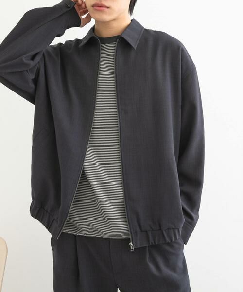 SENSE OF PLACE by URBAN RESEARCH / センスオブプレイス バイ アーバンリサーチ ブルゾン | 『UR TECH DRYLUXE』リネンライクジップブルゾン | 詳細18