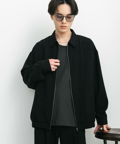 SENSE OF PLACE by URBAN RESEARCH / センスオブプレイス バイ アーバンリサーチ ブルゾン | 『UR TECH DRYLUXE』リネンライクジップブルゾン | 詳細30