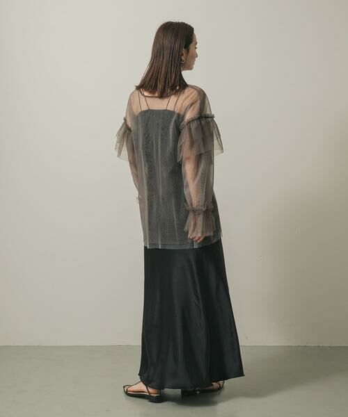 SENSE OF PLACE by URBAN RESEARCH / センスオブプレイス バイ アーバンリサーチ シャツ・ブラウス | シアーチュールフリルトップ | 詳細5