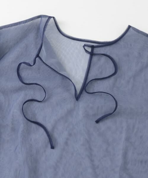 SENSE OF PLACE by URBAN RESEARCH / センスオブプレイス バイ アーバンリサーチ シャツ・ブラウス | シアーチュールフリルトップ | 詳細9