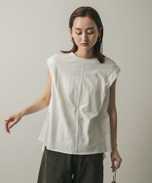 SENSE OF PLACE by URBAN RESEARCH / センスオブプレイス バイ アーバンリサーチ Tシャツ | ショルダータックフレアカットトップ | 詳細14