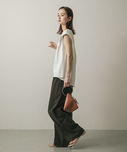 SENSE OF PLACE by URBAN RESEARCH / センスオブプレイス バイ アーバンリサーチ Tシャツ | ショルダータックフレアカットトップ | 詳細17