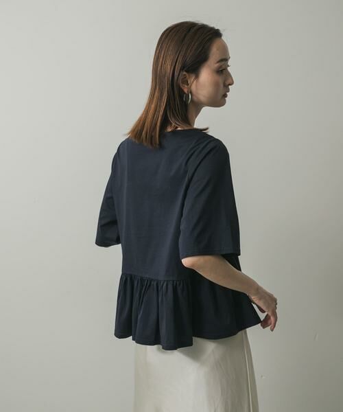 SENSE OF PLACE by URBAN RESEARCH / センスオブプレイス バイ アーバンリサーチ Tシャツ | クルーネックペプラムフリルトップ | 詳細15
