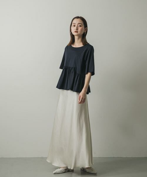 SENSE OF PLACE by URBAN RESEARCH / センスオブプレイス バイ アーバンリサーチ Tシャツ | クルーネックペプラムフリルトップ | 詳細16