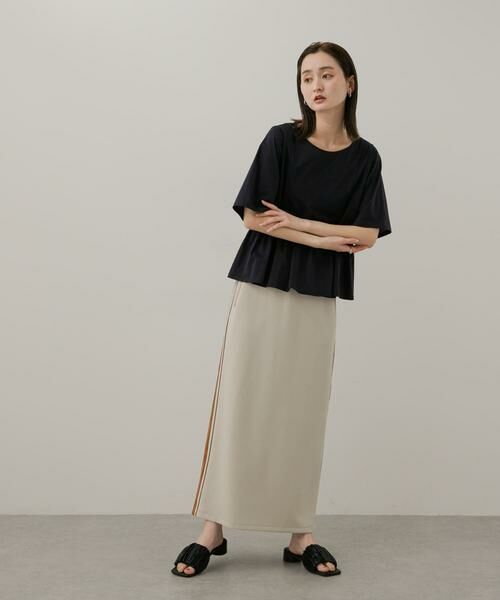 SENSE OF PLACE by URBAN RESEARCH / センスオブプレイス バイ アーバンリサーチ Tシャツ | クルーネックペプラムフリルトップ | 詳細19