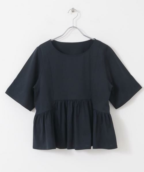 SENSE OF PLACE by URBAN RESEARCH / センスオブプレイス バイ アーバンリサーチ Tシャツ | クルーネックペプラムフリルトップ | 詳細20