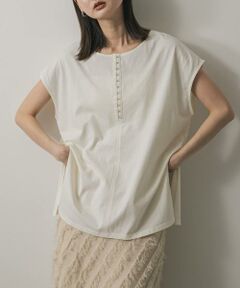 SENSE OF PLACE by URBAN RESEARCH / センスオブプレイス バイ アーバンリサーチ Tシャツ | フロントホックフレンチスリーブカットトップ