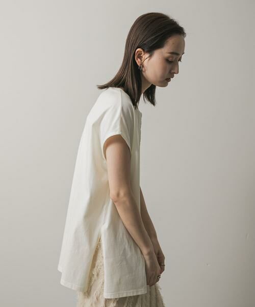 SENSE OF PLACE by URBAN RESEARCH / センスオブプレイス バイ アーバンリサーチ Tシャツ | フロントホックフレンチスリーブカットトップ | 詳細11