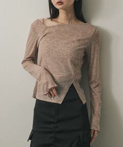 SENSE OF PLACE by URBAN RESEARCH / センスオブプレイス バイ アーバンリサーチ Tシャツ | アシメデコルテシアートップ