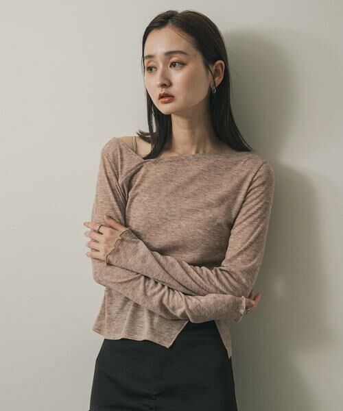 SENSE OF PLACE by URBAN RESEARCH / センスオブプレイス バイ アーバンリサーチ Tシャツ | アシメデコルテシアートップ | 詳細1