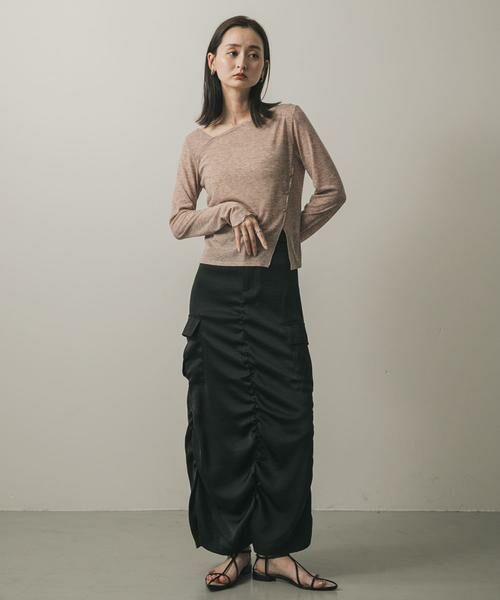 SENSE OF PLACE by URBAN RESEARCH / センスオブプレイス バイ アーバンリサーチ Tシャツ | アシメデコルテシアートップ | 詳細4