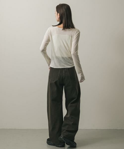 SENSE OF PLACE by URBAN RESEARCH / センスオブプレイス バイ アーバンリサーチ Tシャツ | アシメデコルテシアートップ | 詳細16