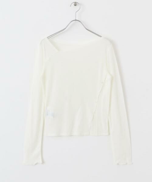 SENSE OF PLACE by URBAN RESEARCH / センスオブプレイス バイ アーバンリサーチ Tシャツ | アシメデコルテシアートップ | 詳細17