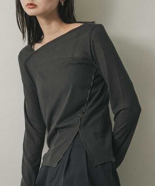 SENSE OF PLACE by URBAN RESEARCH / センスオブプレイス バイ アーバンリサーチ Tシャツ | アシメデコルテシアートップ | 詳細19