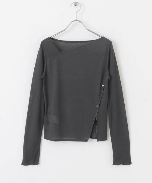 SENSE OF PLACE by URBAN RESEARCH / センスオブプレイス バイ アーバンリサーチ Tシャツ | アシメデコルテシアートップ | 詳細24