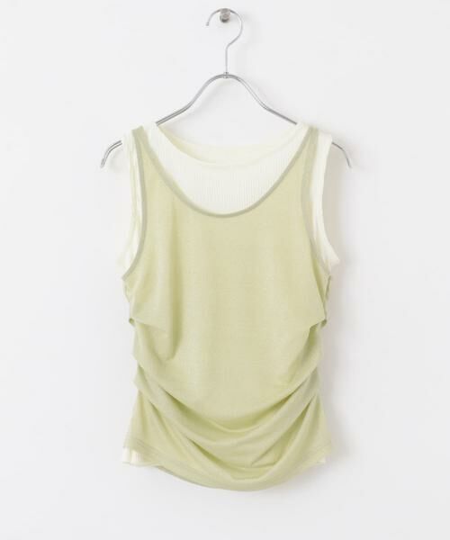 SENSE OF PLACE by URBAN RESEARCH / センスオブプレイス バイ アーバンリサーチ タンクトップ | シアーレイヤードタンクトップ | 詳細21