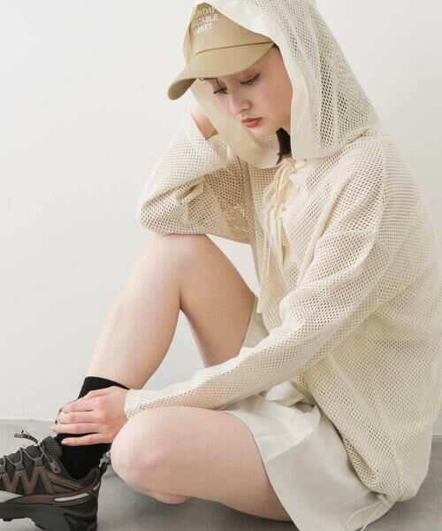 SENSE OF PLACE by URBAN RESEARCH / センスオブプレイス バイ アーバンリサーチ その他トップス | フーデットメッシュトップ | 詳細20