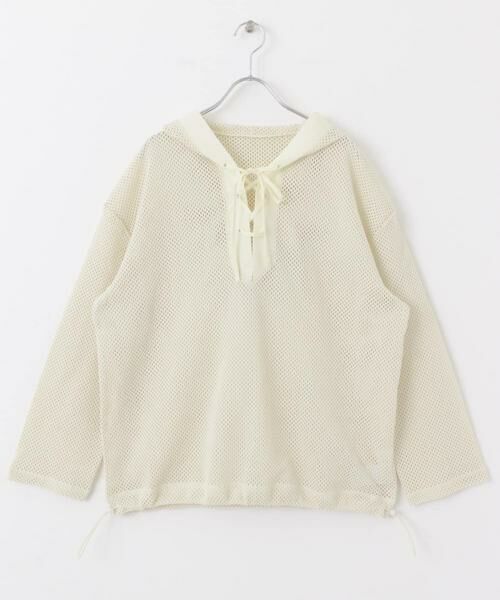 SENSE OF PLACE by URBAN RESEARCH / センスオブプレイス バイ アーバンリサーチ その他トップス | フーデットメッシュトップ | 詳細22