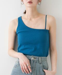 カップツキワンショルダータンクトップ