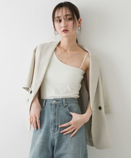 SENSE OF PLACE by URBAN RESEARCH / センスオブプレイス バイ アーバンリサーチ タンクトップ | カップツキワンショルダータンクトップ | 詳細14