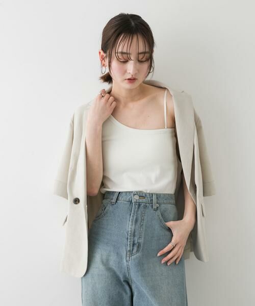 SENSE OF PLACE by URBAN RESEARCH / センスオブプレイス バイ アーバンリサーチ タンクトップ | カップツキワンショルダータンクトップ | 詳細15