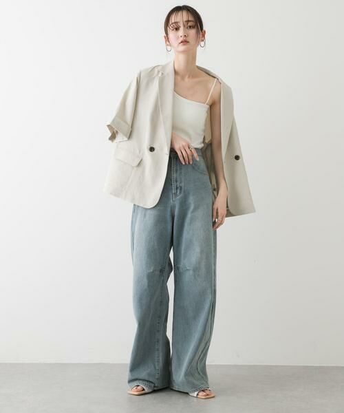 SENSE OF PLACE by URBAN RESEARCH / センスオブプレイス バイ アーバンリサーチ タンクトップ | カップツキワンショルダータンクトップ | 詳細17