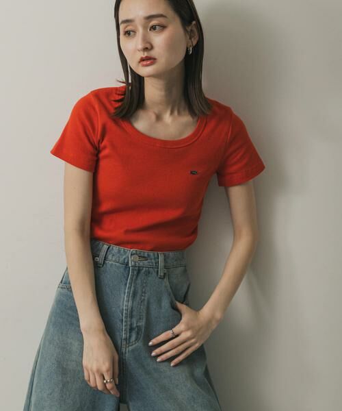 SENSE OF PLACE by URBAN RESEARCH / センスオブプレイス バイ アーバンリサーチ Tシャツ | 『一部WEB限定カラー』ラウンドネックリブTシャツ(半袖) | 詳細1