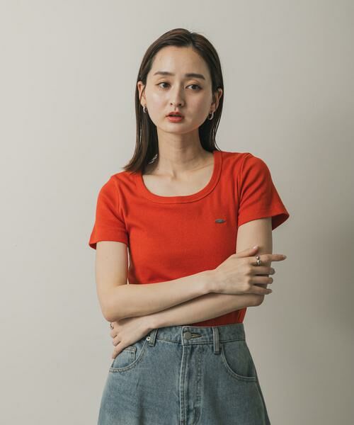 SENSE OF PLACE by URBAN RESEARCH / センスオブプレイス バイ アーバンリサーチ Tシャツ | 『一部WEB限定カラー』ラウンドネックリブTシャツ(半袖) | 詳細2