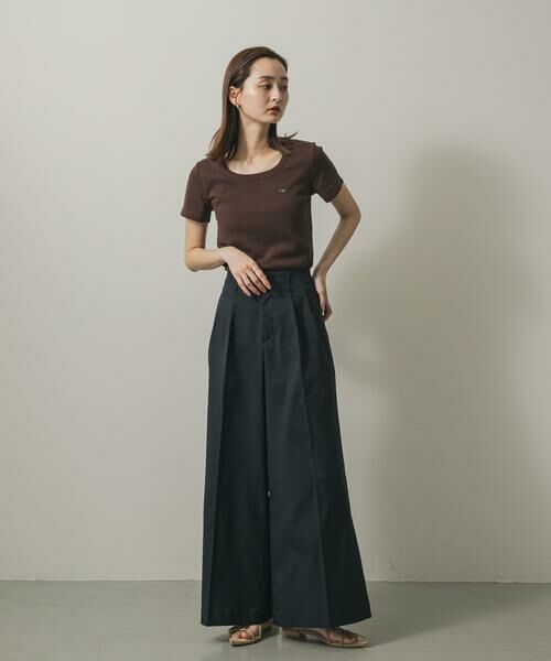 SENSE OF PLACE by URBAN RESEARCH / センスオブプレイス バイ アーバンリサーチ Tシャツ | 『一部WEB限定カラー』ラウンドネックリブTシャツ(半袖) | 詳細11