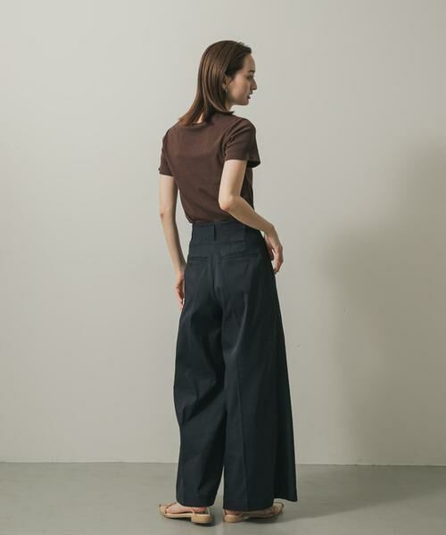 SENSE OF PLACE by URBAN RESEARCH / センスオブプレイス バイ アーバンリサーチ Tシャツ | 『一部WEB限定カラー』ラウンドネックリブTシャツ(半袖) | 詳細12