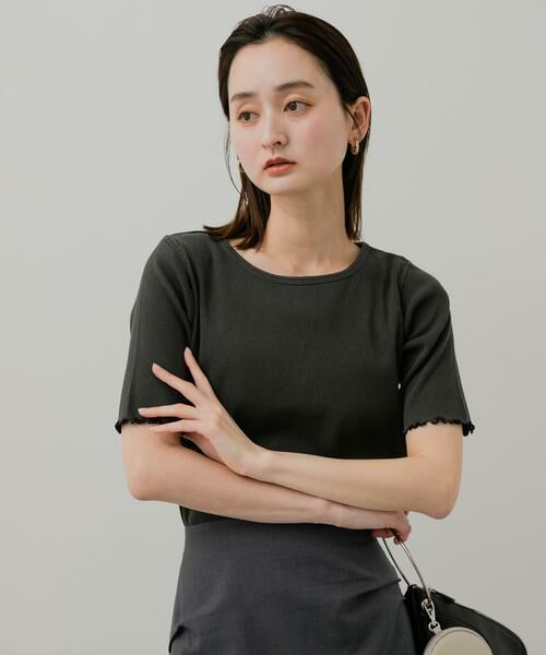 SENSE OF PLACE by URBAN RESEARCH / センスオブプレイス バイ アーバンリサーチ Tシャツ | カットアウトピグメントトップ(5分袖) | 詳細24