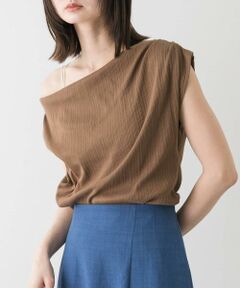 SENSE OF PLACE by URBAN RESEARCH / センスオブプレイス バイ アーバンリサーチ Tシャツ | ランダムリブワンショルダーカットトップ