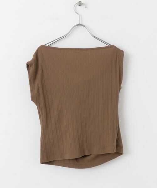 SENSE OF PLACE by URBAN RESEARCH / センスオブプレイス バイ アーバンリサーチ Tシャツ | ランダムリブワンショルダーカットトップ | 詳細10