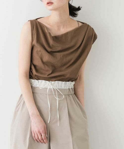 SENSE OF PLACE by URBAN RESEARCH / センスオブプレイス バイ アーバンリサーチ Tシャツ | ランダムリブワンショルダーカットトップ | 詳細5