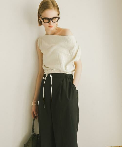 SENSE OF PLACE by URBAN RESEARCH / センスオブプレイス バイ アーバンリサーチ Tシャツ | ランダムリブワンショルダーカットトップ | 詳細16