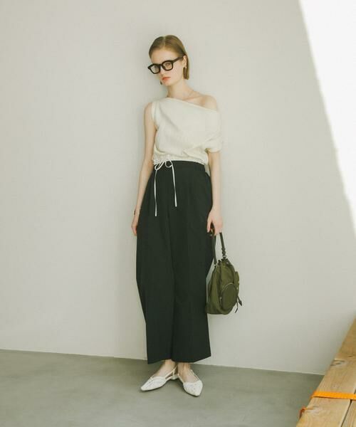 SENSE OF PLACE by URBAN RESEARCH / センスオブプレイス バイ アーバンリサーチ Tシャツ | ランダムリブワンショルダーカットトップ | 詳細18