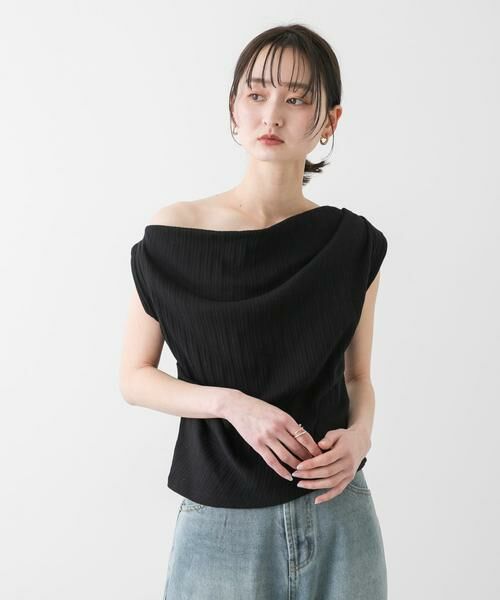 SENSE OF PLACE by URBAN RESEARCH / センスオブプレイス バイ アーバンリサーチ Tシャツ | ランダムリブワンショルダーカットトップ | 詳細23