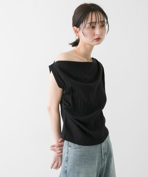 SENSE OF PLACE by URBAN RESEARCH / センスオブプレイス バイ アーバンリサーチ Tシャツ | ランダムリブワンショルダーカットトップ | 詳細24